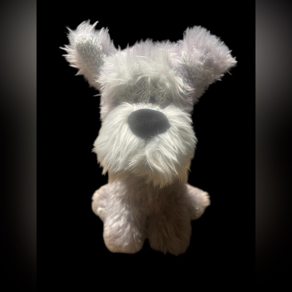 Gund Schnauzer Terrier Gray Dog BENTLEY 11 IN Stuffed Plush Toy 6047605 - Picture 1 of 7